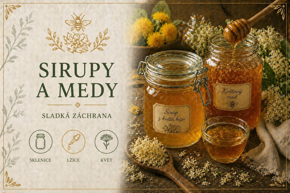 Sirup, květový med