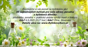 bylinkova akce zilina 6 9 2025 50 nejbeznejsich bylinek pro vase zdravi a bylinkova dilnicka